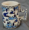 Isnik Blue Ships Tankard