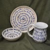 Custom Poem Set, Blue Italian