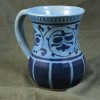 Turquoise Foliate Block Mug